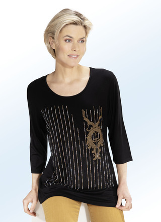 Stilvolles Shirt mit 3/4-langen Ärmeln