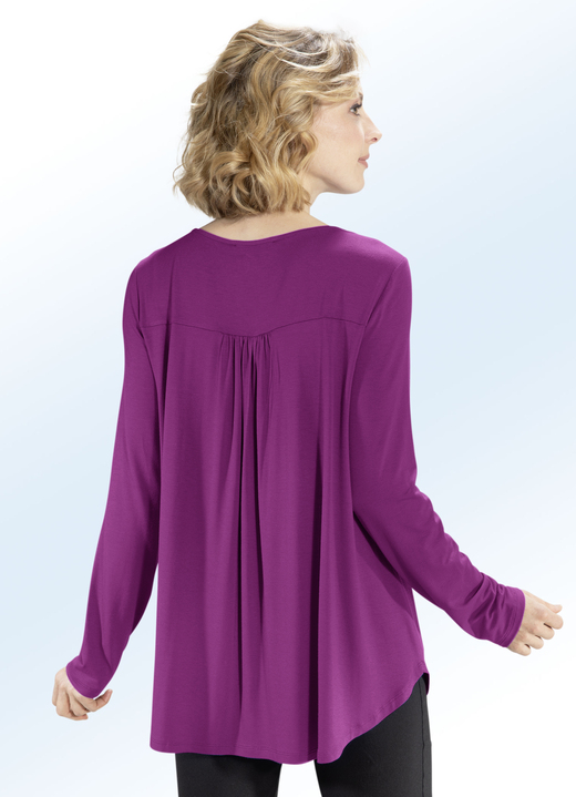 Blusen & Tuniken - Shirt-Tunika mit rundem Halsausschnitt Ansicht 4 Blusen & Tuniken - Shirt-Tunika mit rundem Halsausschnitt, in Größe 036 bis 054, in Farbe ROYALBLAU Ansicht 4