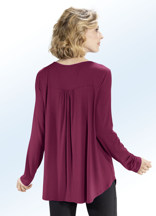 Blusen & Tuniken - Shirt-Tunika mit rundem Halsausschnitt Ansicht 12 Blusen & Tuniken - Shirt-Tunika mit rundem Halsausschnitt, in Größe 036 bis 054, in Farbe ROYALBLAU Ansicht 12