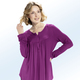 Blusen & Tuniken - Shirt-Tunika mit rundem Halsausschnitt – Farbe BEERE – Ansicht 1 Blusen & Tuniken - Shirt-Tunika mit rundem Halsausschnitt, in Größe 036 bis 054, in Farbe ROYALBLAU – Farbe BEERE – Ansicht 1