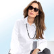 Blusen - Bluse mit Hemdkragen – Farbe WEISS Blusen - Bluse mit Hemdkragen, in Größe 036 bis 052, in Farbe SCHWARZ