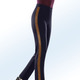 Hosen - Hose im angesagten Materialmix – Farbe MARINE-COGNAC – Ansicht 3 Hosen - Hose im angesagten Materialmix, in Größe 018 bis 245, in Farbe M''GRAU-SCHWARZ – Farbe MARINE-COGNAC – Ansicht 3