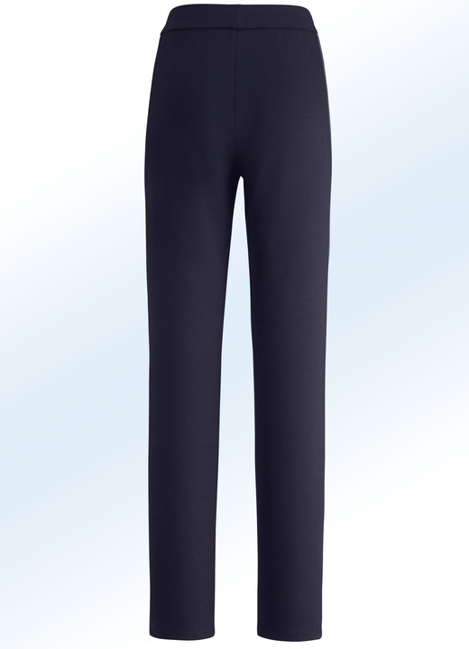 Hosen - Hose im angesagten Materialmix Ansicht 5 Hosen - Hose im angesagten Materialmix, in Größe 018 bis 245, in Farbe M''GRAU-SCHWARZ Ansicht 5