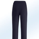 Hosen - Hose im angesagten Materialmix – Farbe MARINE-COGNAC – Ansicht 2 Hosen - Hose im angesagten Materialmix, in Größe 018 bis 245, in Farbe M''GRAU-SCHWARZ – Farbe MARINE-COGNAC – Ansicht 2