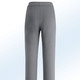 Hosen - Hose im angesagten Materialmix, in Größe 018 bis 245, in Farbe MARINE-COGNAC – Farbe M''GRAU-SCHWARZ – Ansicht 2
