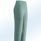 Hosen - Hose mit hübschen Ziersteppungen, in Größe 018 bis 054, in Farbe MITTELGRAU – Farbe JADEGRÜN – Ansicht 1