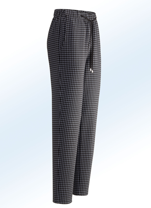 - Hose im aktuellen Joggpant-Style, in Größe 018 bis 056, in Farbe SCHWARZ-GRAU Ansicht 1