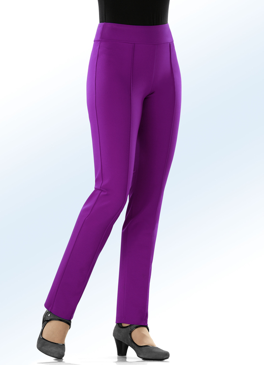 Hosen - Jerseyhose mit höherem, elastischem Formbund, in Größe 018 bis 245, in Farbe FUCHSIA Ansicht 1