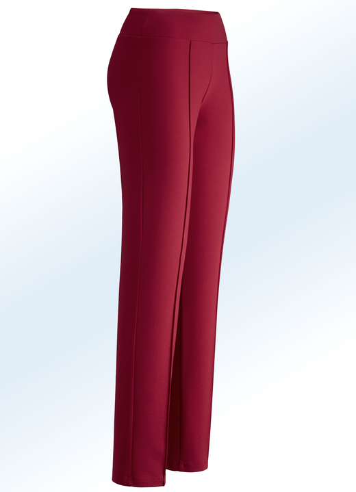 Hosen in Schlupfform - Jerseyhose mit höherem, elastischem Formbund, in Größe 018 bis 245, in Farbe ROT Ansicht 1