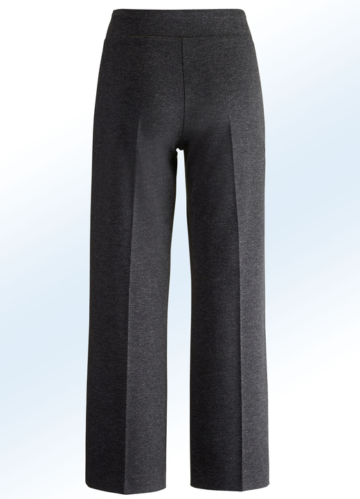 Hosen in Schlupfform - Hose in modisch verkürzter Länge, in Größe 018 bis 054, in Farbe ANTHRAZIT MEL. Ansicht 2