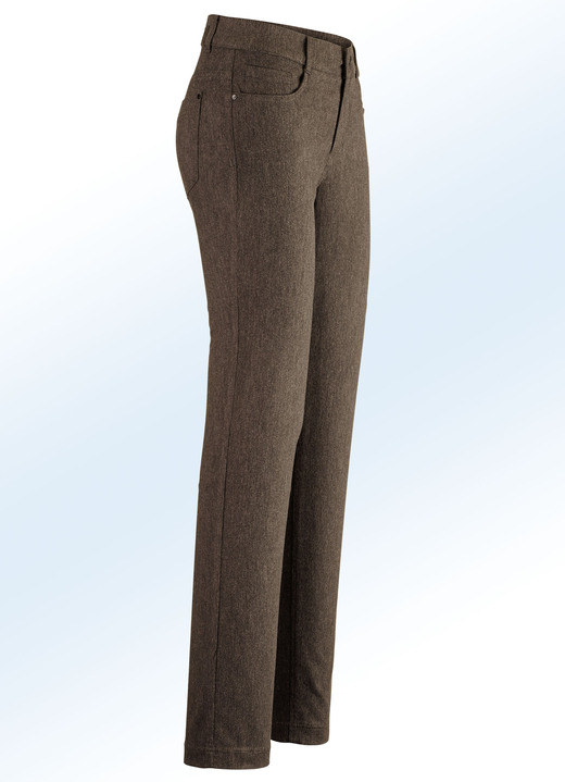 Hosen - Hose mit angenehm weicher, wärmender Innenseite Ansicht 1 Hosen - Hose mit angenehm weicher, wärmender Innenseite, in Größe 018 bis 052, in Farbe NUGATBRAUN Ansicht 1