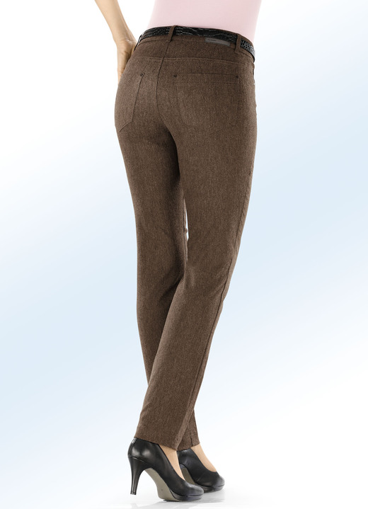 Hosen - Hose mit angenehm weicher, wärmender Innenseite Ansicht 4 Hosen - Hose mit angenehm weicher, wärmender Innenseite, in Größe 018 bis 052, in Farbe NUGATBRAUN Ansicht 4