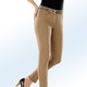 SALE % - Magic-Jeans mit toller Nietenzier sowie angesagtem Fransensaum – Farbe COGNAC – Ansicht 3 SALE % - Magic-Jeans mit toller Nietenzier sowie angesagtem Fransensaum, in Größe 017 bis 052, in Farbe WEISS – Farbe COGNAC – Ansicht 3