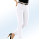 SALE % - Magic-Jeans mit toller Nietenzier sowie angesagtem Fransensaum – Farbe WEISS – Ansicht 3 SALE % - Magic-Jeans mit toller Nietenzier sowie angesagtem Fransensaum, in Größe 017 bis 052, in Farbe WEISS – Farbe WEISS – Ansicht 3