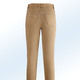SALE % - Magic-Jeans mit toller Nietenzier sowie angesagtem Fransensaum – Farbe COGNAC – Ansicht 2 SALE % - Magic-Jeans mit toller Nietenzier sowie angesagtem Fransensaum, in Größe 017 bis 052, in Farbe WEISS – Farbe COGNAC – Ansicht 2