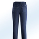 SALE % - Magic-Jeans mit toller Nietenzier sowie angesagtem Fransensaum – Farbe DUNKELBLAU – Ansicht 2 SALE % - Magic-Jeans mit toller Nietenzier sowie angesagtem Fransensaum, in Größe 017 bis 052, in Farbe WEISS – Farbe DUNKELBLAU – Ansicht 2