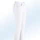 SALE % - Magic-Jeans mit toller Nietenzier sowie angesagtem Fransensaum – Farbe WEISS – Ansicht 1 SALE % - Magic-Jeans mit toller Nietenzier sowie angesagtem Fransensaum, in Größe 017 bis 052, in Farbe WEISS – Farbe WEISS – Ansicht 1