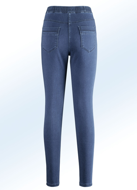 Hosen in Schlupfform - Super softe Jegging-Jeans Ansicht 2 Hosen in Schlupfform - Super softe Jegging-Jeans, in Größe 017 bis 050, in Farbe JEANSBLAU Ansicht 2