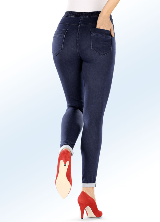 Hosen in Schlupfform - Super softe Jegging-Jeans Ansicht 8 Hosen in Schlupfform - Super softe Jegging-Jeans, in Größe 017 bis 050, in Farbe JEANSBLAU Ansicht 8