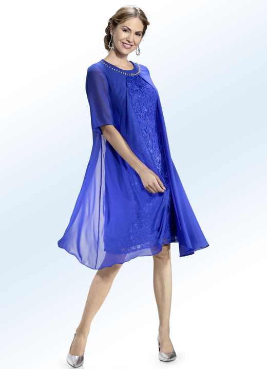 - Kleid mit funkelnder Strasssteinzier, in Größe 036 bis 052, in Farbe ROYALBLAU