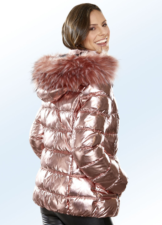 Jacken - Jacke mit Kassettenstepp Ansicht 2 Jacken - Jacke mit Kassettenstepp, in Größe 034 bis 052, in Farbe ROSÉGOLD Ansicht 2