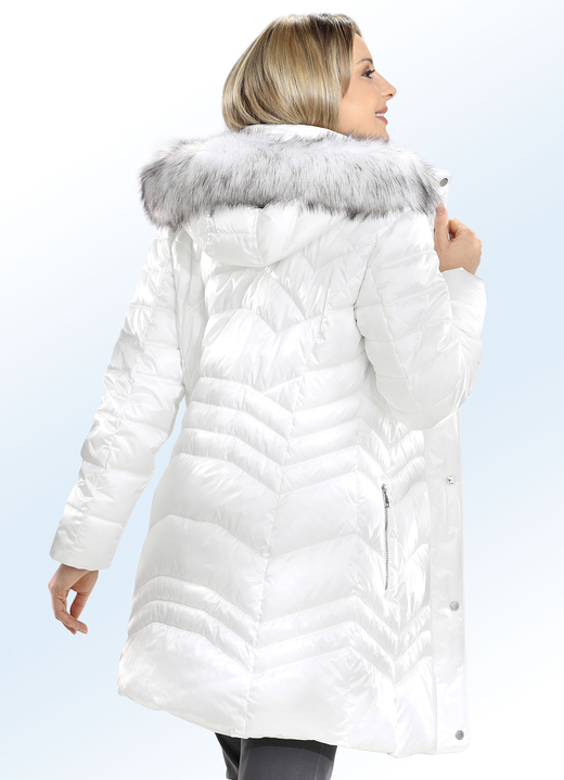 Lang - Funktions-Kurzmantel mit abnehmbarer Kapuze, in Größe 034 bis 052, in Farbe JADEGRÜN Ansicht 3