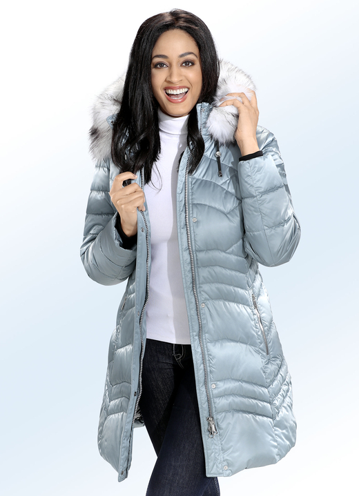 Lang - Funktions-Kurzmantel mit abnehmbarer Kapuze Ansicht 3 Lang - Funktions-Kurzmantel mit abnehmbarer Kapuze, in Größe 034 bis 052, in Farbe NATURWEISS Ansicht 3