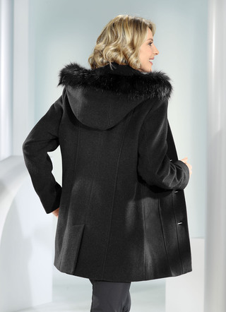 Jacke mit abnehmbarer Kapuze
