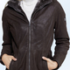 - Caminari-Lederjacke für Damen – Farbe DUNKELBRAUN – Ansicht 2 - Caminari-Lederjacke für Damen, in Größe 036 bis 048, in Farbe DUNKELBRAUN – Farbe DUNKELBRAUN – Ansicht 2