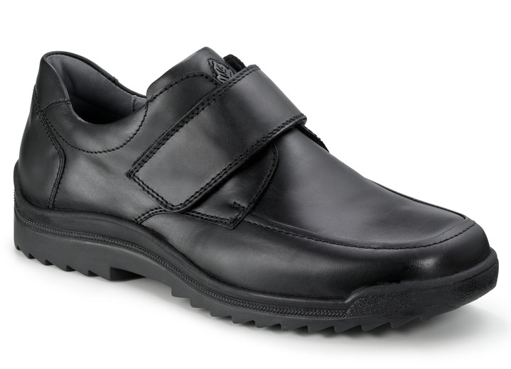 - Waldläufer Klettschuh aus hochwertigem Leder, in Größe 10 bis 9 1/2, in Farbe SCHWARZ Ansicht 1