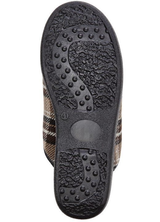 Hausschuhe - Zweierpack, gefütterte Herren-Hausschuhe, mit Wolle Ansicht 6 Hausschuhe - Zweierpack, gefütterte Herren-Hausschuhe, mit Wolle, in Größe 040 bis 046, in Farbe 1XBRAUN,1XBLAU Ansicht 6