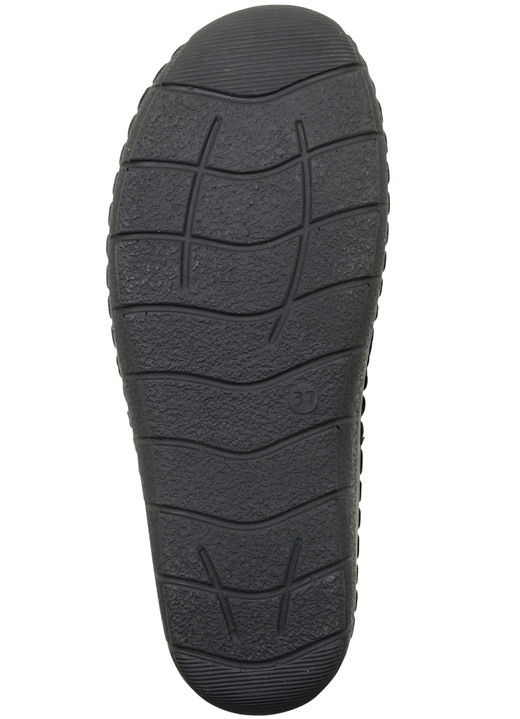 Sandaletten & Pantoletten - ELENA EDEN, bequeme Damen-Pantoletten, Weite H, mit herausnehmbarem Fußbett, in Größe 036 bis 042, in Farbe BRAUN-BORDEAUX Ansicht 4