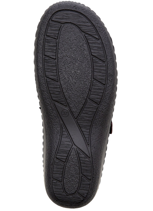 Sandaletten & Pantoletten - ELENA EDEN, bequeme Damen-Pantoletten, Weite H, mt herausnehmbarem Fußbett Ansicht 6 Sandaletten & Pantoletten - ELENA EDEN, bequeme Damen-Pantoletten, Weite H, mt herausnehmbarem Fußbett, in Größe 036 bis 042, in Farbe MARINE-BUNT Ansicht 6