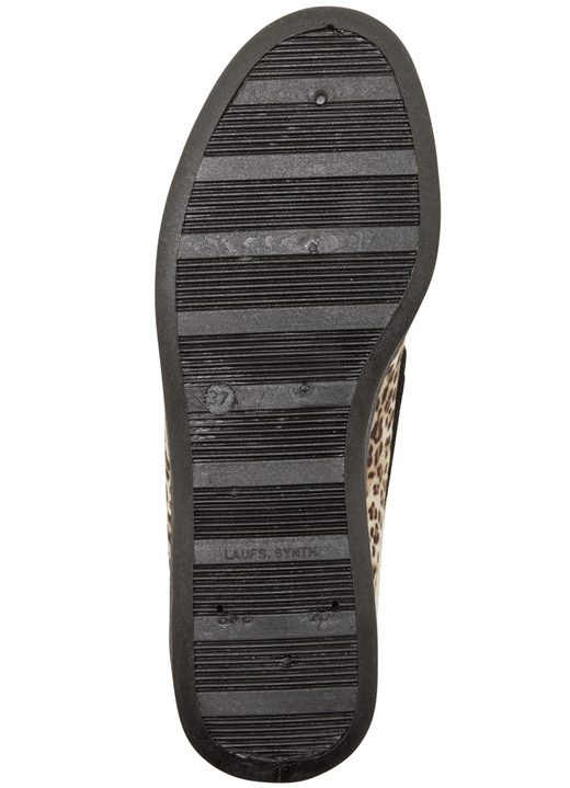 Hausschuhe - Trendige Damen-Hausschuhe, Weite H, mit Wolle, in Größe 036 bis 042, in Farbe BRAUN Ansicht 3