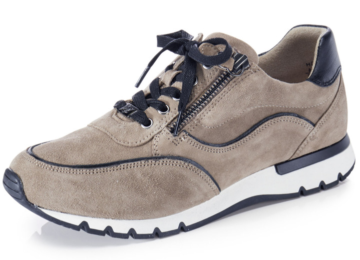 SALE % - Caprice Schnürschuh mit praktischem Seitenreißverschluss, in Größe 036 bis 042, in Farbe TAUPE Ansicht 1