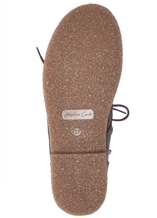 Stiefel & Stiefeletten - Andrea Conti Schnür-Stiefelette aus weichem Nappaleder, in Größe 036 bis 042, in Farbe BORDEAUX Ansicht 4