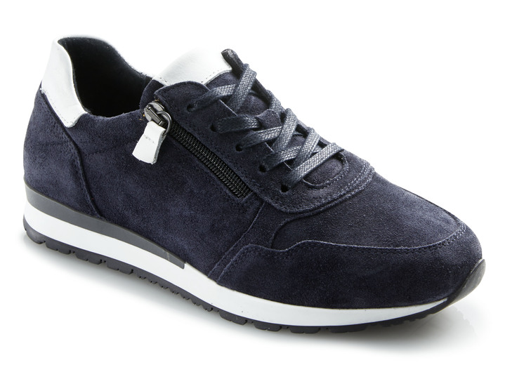 - Toosoft Sneaker aus Nappaleder, in Größe 036 bis 042, in Farbe MARINE-WEISS Ansicht 1