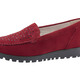 Slipper & Schnürschuhe - Waldläufer Mokassin-Slipper mit Glitzer-Applikationen – Farbe RUBINROT – Ansicht 4 Slipper & Schnürschuhe - Waldläufer Mokassin-Slipper mit Glitzer-Applikationen, in Größe 4 bis 8 1/2, in Farbe RUBINROT – Farbe RUBINROT – Ansicht 4