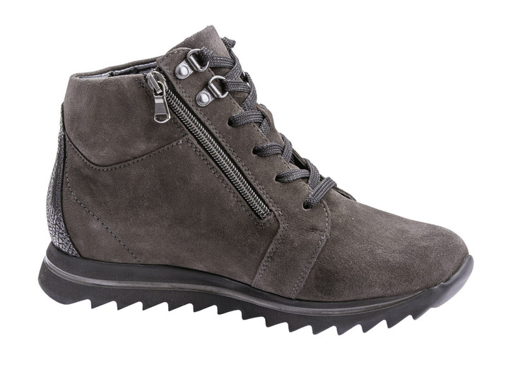 - Waldläufer Stiefelette mit praktischen Seitenreißverschlüssen, in Größe 5 1/2 bis 9, in Farbe GRAU Ansicht 5