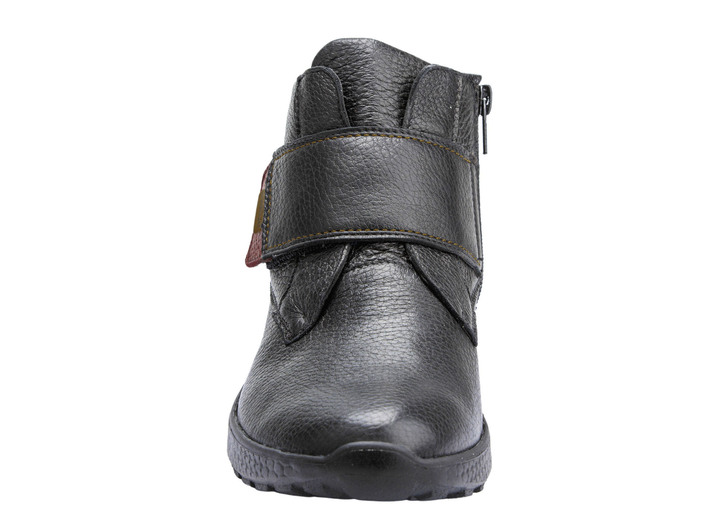 Stiefel & Stiefeletten - Waldläufer, bequeme Damen-Stiefeletten, Weite H, mit herausnehmbarem Fußbett Ansicht 8 Stiefel & Stiefeletten - Waldläufer, bequeme Damen-Stiefeletten, Weite H, mit herausnehmbarem Fußbett, in Größe 4 1/2 bis 9, in Farbe SCHWARZ-ROT Ansicht 8