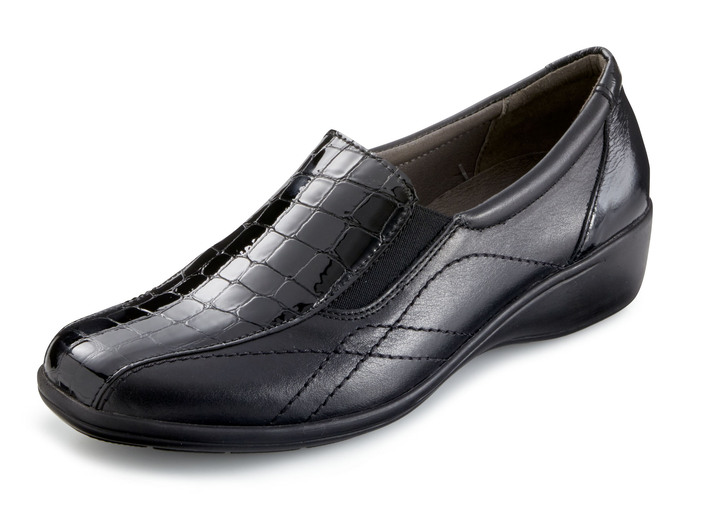 Slipper & Schnürschuhe - ELENA EDEN, komfortable Damen-Slipper, mit herausnehmbarem Fußbett, in Größe 036 bis 042, in Farbe BORDEAUX Ansicht 3