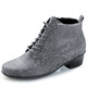 Stiefel & Stiefeletten - Waldläufer Schnür-Stiefelette mit floraler Prägung – Farbe GRAU – Ansicht 1 Stiefel & Stiefeletten - Waldläufer Schnür-Stiefelette mit floraler Prägung, in Größe 4 1/2 bis 9, in Farbe GRAU – Farbe GRAU – Ansicht 1