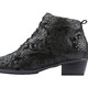 Stiefel & Stiefeletten - Waldläufer Schnür-Stiefelette mit floraler Prägung – Farbe SCHWARZ – Ansicht 3 Stiefel & Stiefeletten - Waldläufer Schnür-Stiefelette mit floraler Prägung, in Größe 4 1/2 bis 9, in Farbe GRAU – Farbe SCHWARZ – Ansicht 3