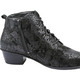 Stiefel & Stiefeletten - Waldläufer Schnür-Stiefelette mit floraler Prägung – Farbe SCHWARZ – Ansicht 5 Stiefel & Stiefeletten - Waldläufer Schnür-Stiefelette mit floraler Prägung, in Größe 4 1/2 bis 9, in Farbe GRAU – Farbe SCHWARZ – Ansicht 5