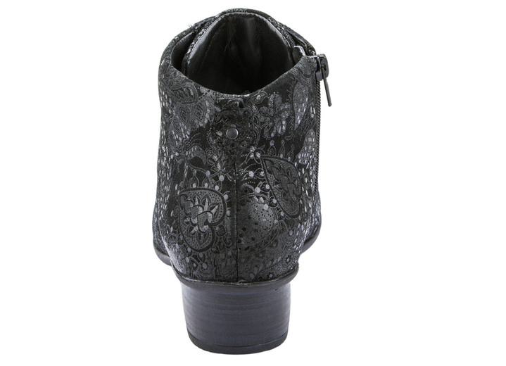 Stiefel & Stiefeletten - Waldläufer Schnür-Stiefelette mit floraler Prägung Ansicht 16 Stiefel & Stiefeletten - Waldläufer Schnür-Stiefelette mit floraler Prägung, in Größe 4 1/2 bis 9, in Farbe GRAU Ansicht 16
