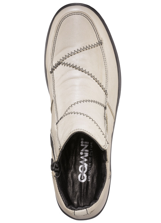 Gemini - Gemini, bequeme Damen-Boots, Weite H, mit herausnehmbarem Fußbett Ansicht 3 Gemini - Gemini, bequeme Damen-Boots, Weite H, mit herausnehmbarem Fußbett, in Größe 036 bis 042, in Farbe KIESEL Ansicht 3