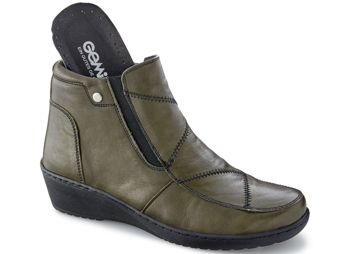 Gemini - Gemini, bequeme Damen-Boots, Weite H, mit herausnehmbarem Fußbett Ansicht 6 Gemini - Gemini, bequeme Damen-Boots, Weite H, mit herausnehmbarem Fußbett, in Größe 036 bis 042, in Farbe KIESEL Ansicht 6