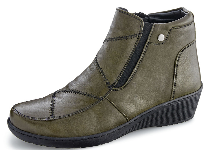 Gemini - Gemini, bequeme Damen-Boots, Weite H, mit herausnehmbarem Fußbett Ansicht 5 Gemini - Gemini, bequeme Damen-Boots, Weite H, mit herausnehmbarem Fußbett, in Größe 036 bis 042, in Farbe KIESEL Ansicht 5