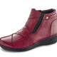 Gemini - Gemini, bequeme Damen-Boots, Weite H, mit herausnehmbarem Fußbett – Farbe BORDEAUX – Ansicht 1 Gemini - Gemini, bequeme Damen-Boots, Weite H, mit herausnehmbarem Fußbett, in Größe 036 bis 042, in Farbe KIESEL – Farbe BORDEAUX – Ansicht 1