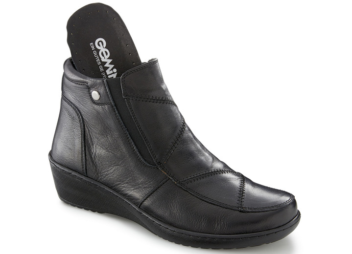 Gemini - Gemini, bequeme Damen-Boots, Weite H, mit herausnehmbarem Fußbett Ansicht 10 Gemini - Gemini, bequeme Damen-Boots, Weite H, mit herausnehmbarem Fußbett, in Größe 036 bis 042, in Farbe KIESEL Ansicht 10